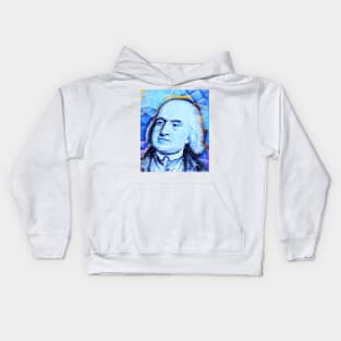 Jeremy Bentham Portrait | Jeremy Bentham Artwork | Jeremy Bentham Painting 14 Kids Hoodie